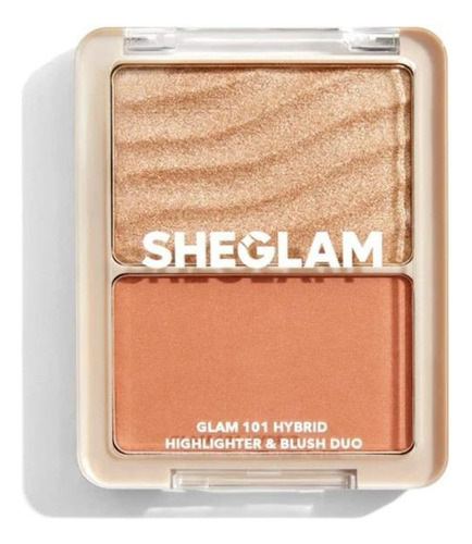 Sheglam Duo Glam De Iluminador Y Colorete Hibrido 