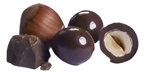 Avellanas Cubierta Chocolate Leche 1kg Para Reposteria