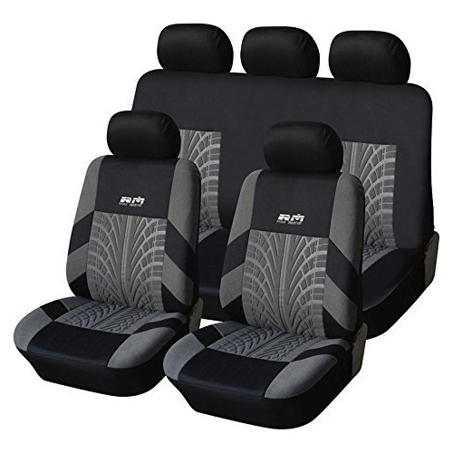 Autoyouth Car Seat Covers Full Set, Front Bucket Seat C...