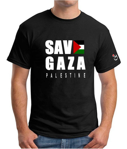 Palestina Save Gaza.remera Algodón Premium. Habibis