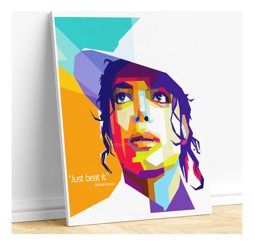 Cuadro Michael Jackson Pop Art Decorativo Moderno Pieza