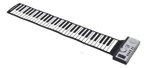 Roll Out Keyboard Piano, 61 Teclas, Silicone Portátil
