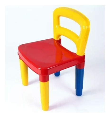 Cadeira Didática Infantil Desmontável Brinquedo Poliplac