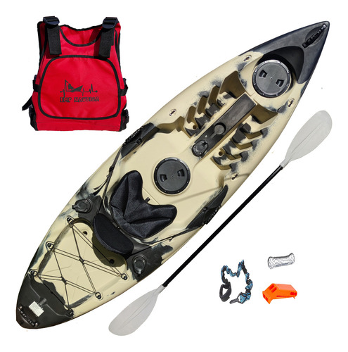 Kayak Malik Kayaklife Emp Nautica Combo Completo Ideal Pesca