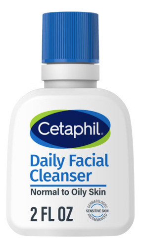 Cetaphil Daily Facial Cleanser 2 Oz De Viaje Momento De Aplicación Día/noche Tipo De Piel Todo Tipo De Piel