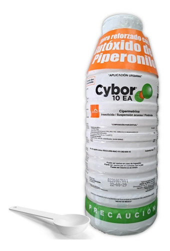 Insecticida Para Cucarachas Chinches Alacranes Cybor 1 Lt