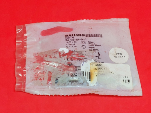 Bes01h6 Balluff Sensor Ind M12x70 Pnp Na No-ras Sn4mm