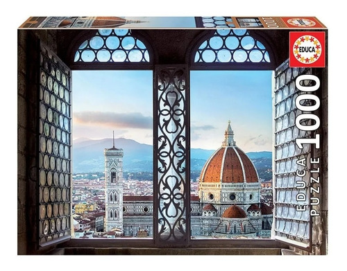 Puzzle Rompecabeza 1000 Pzs Vistas De Florencia Italia Educa