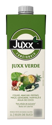 Suco Verde Juxx Funcional Sem Adição De Aúcares 1 Litro