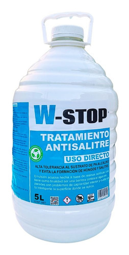 Anti Salitre Y Anti Humedad - W- Stop 5 L 
