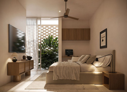 Departamento(huna Single) En Venta En Huna, Cholul