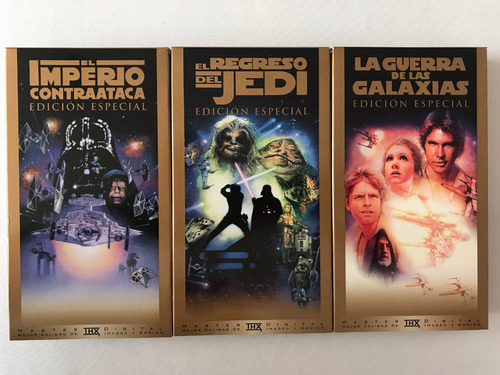 Edicion Especial Star Wars 3 Vhs La Guerra De Las Galaxias (Usado)