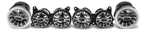 Kits De Ventilación De Turbina Led Frontal Turbo Ambient, 6