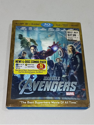 Avengers Pack Bluary 3d Bluray Hd Dvd Original