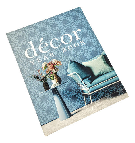 Caixa Livro Decorativa Decor Year Book Azul 30x24x5cm G
