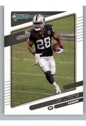 2021 Donruss 85 Josh Jacobs Las Vegas Raiders Nfl Tarjeta De