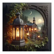 Comprar Vinilo 45x45cm Faroles Antiguos Para Cortes De Luz C3