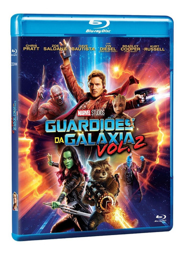 Guardiões Da Galáxia Vol.2 - Blu-ray - Chris Pratt 