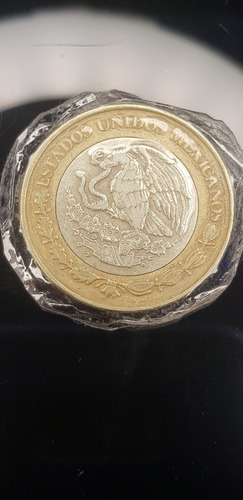 Moneda 10 Pesos Grafila Inversa 2007 (Usado)
