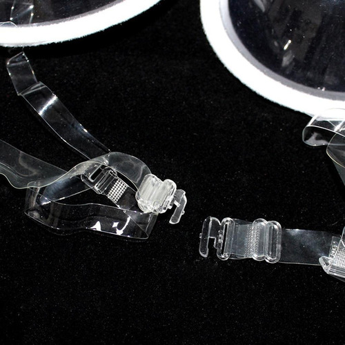 Sujetador Transparente Desechable Para Mujer Con Correa