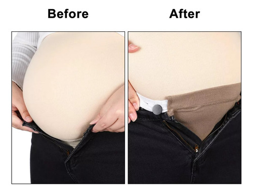 Pantalone Maternidad Extensor Cintura Ajustable Con Elástico