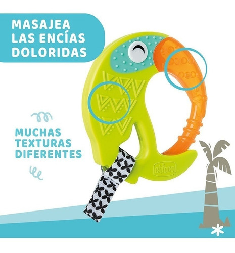 Imagen 5 de 7 de Mordillo Chicco Fresh Funny 6m+ Tucan