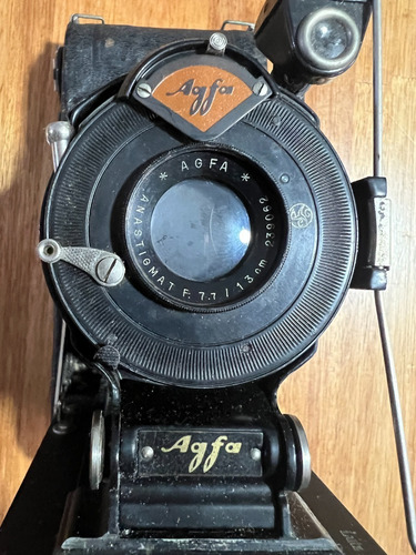 Antigua Cámara A Fuelle Agfa Anastigmat 7.7 (Usado)