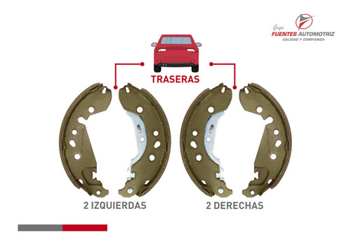 Kit Balatas Tambor Semimetal Tras Renault Logan 1.6 2015