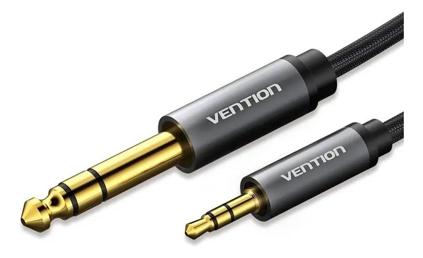 Vention Cabo Audio P10 6.5mm X P2 3.5 10m 10 Metros Blindado