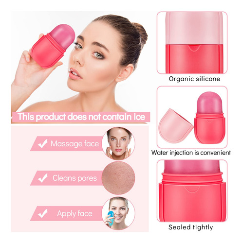 Molde For Rodillo De Hielo Facial, Cubo De Silicona