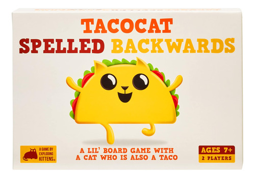 Juego De Mesa Tacocat Spelled Backwards/cartas