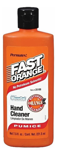 Jabón Líquido Para Mecánico Fast Orange 221.5ml
