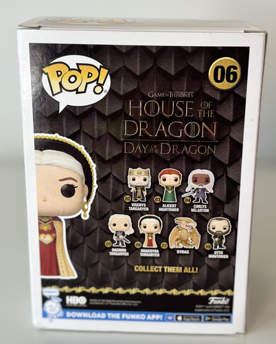 Funko Pop House Of The Dragon Rhaenyra Targaryen 06 (Usado)