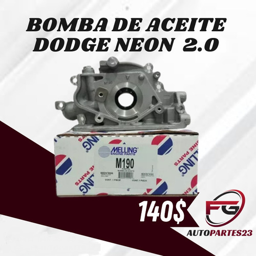 Bomba De Aceite De Dodge Neon 