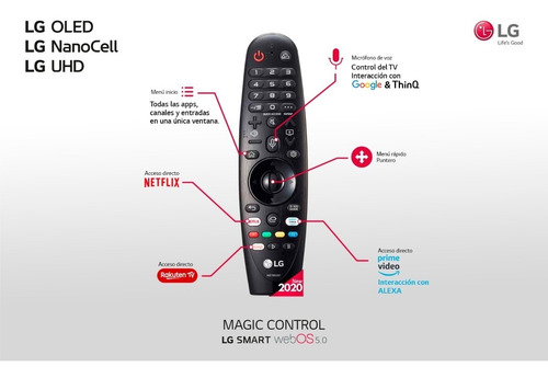 Imagen 7 de 10 de Magic Control LG Original An-mr20ga Series J K M N Y Oled