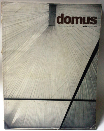 Revista Vintage Arquitectura Y Diseño Domus Septiembre 1960
