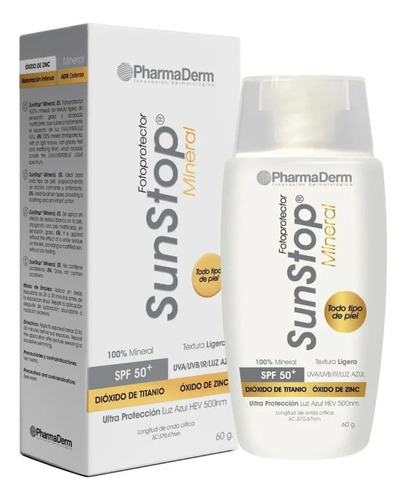 Sunstop Mineral Spf 50+ X 60g  Pharmaderm