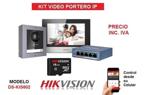 Video Portero Hikvision - Intercomunicador Para Exteriores