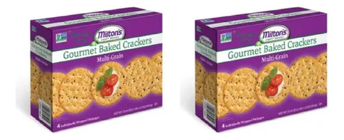 Galletas Saladas Multigrano Miltons Snack Saludable 6 Cajas