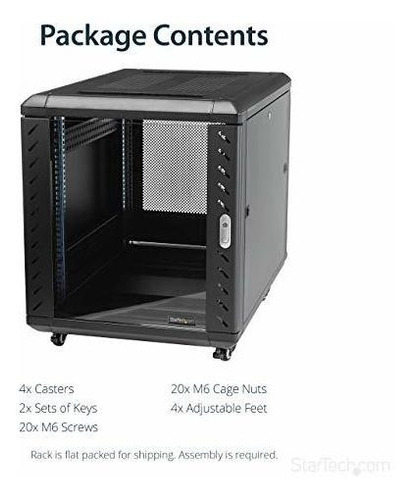 Gabinete Para Computadora Startech Rk1236bkf 19'' -negro