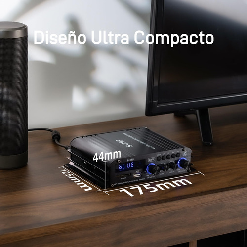 Amplificador De Audio Audishako S-299 4.1 Canales Bluetooth