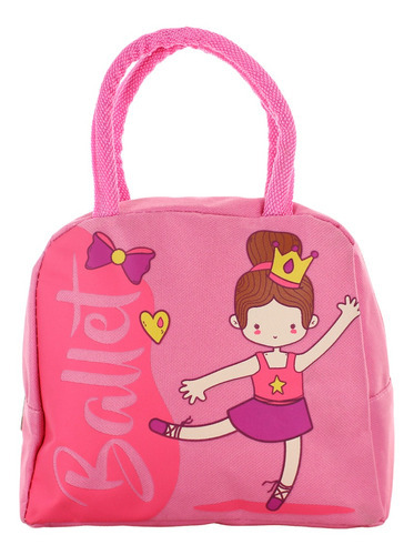 Disney Jr Lonchera Termica Escolar Bailarina Rosa 83484