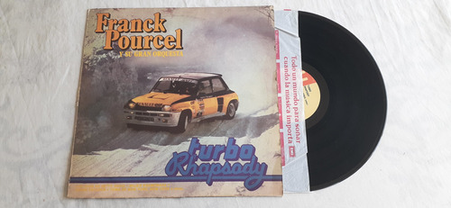 Franck Pourcel Turbo Rhapsody 1981 Argentina Vinilo Nm