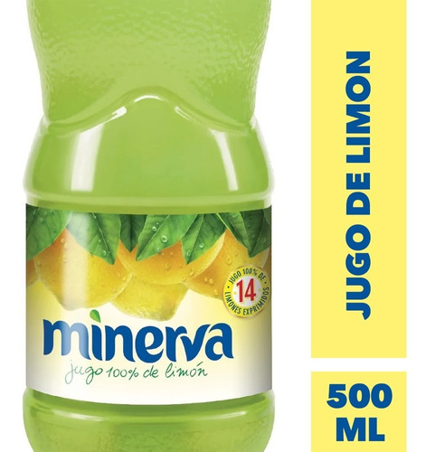 Jugo De Limon Minerva X 500 Ml