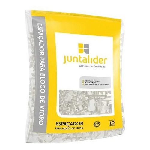 Espaçador Para Bloco De Vidro Pacote Com 10 Peças