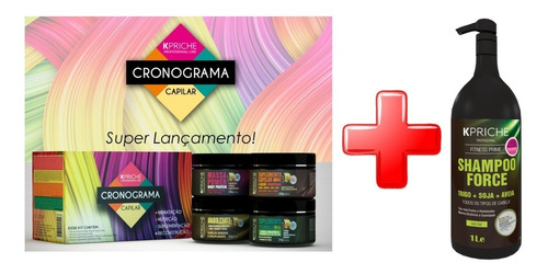 Kit Super Cronograma Capilar Kpriche Completo Frete Grátis