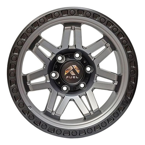 Juego De Llantas 16x8 6x139 Et0 Syndacate Mg-lmb Gris