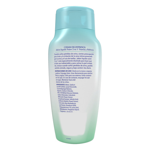 Benzal Wash Shampoo Íntimo 2 En 1 Cuidado Incontinencia