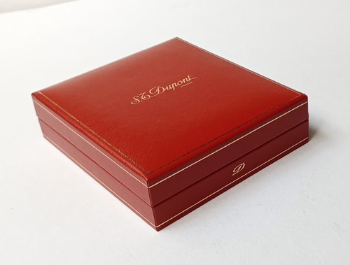 Encendedor S.t. Dupont Paris De Plata Con Estuche (Usado)