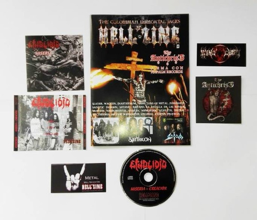 Revista Hell´zine No 23 + Cd Etnocidio  Miseria 